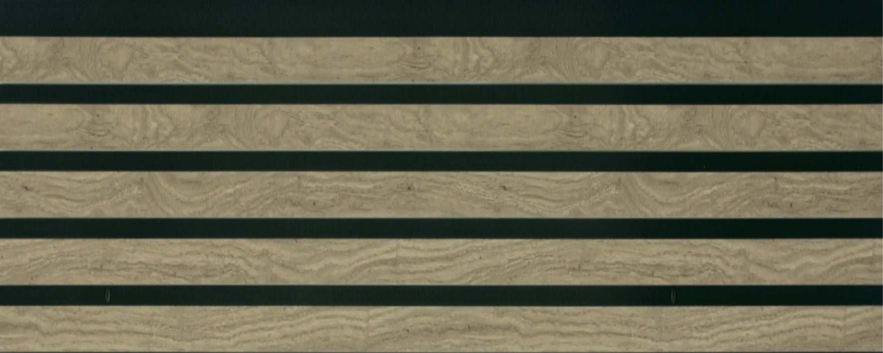 Panou riflaj decorativ, 260 x 30 cm, stejar, suprafata acoperire 1.56 mp, MDF