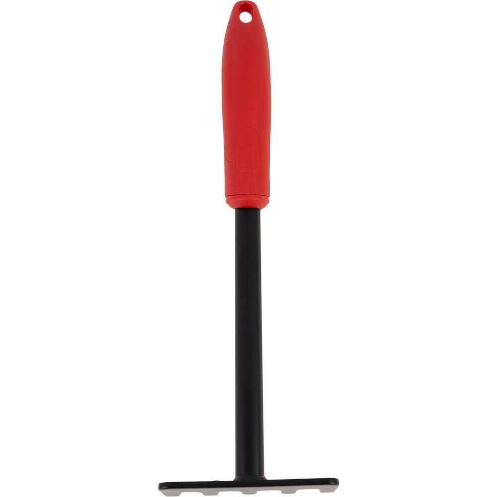 Mini grebla FORGE STEEL, otel, rosu-negru