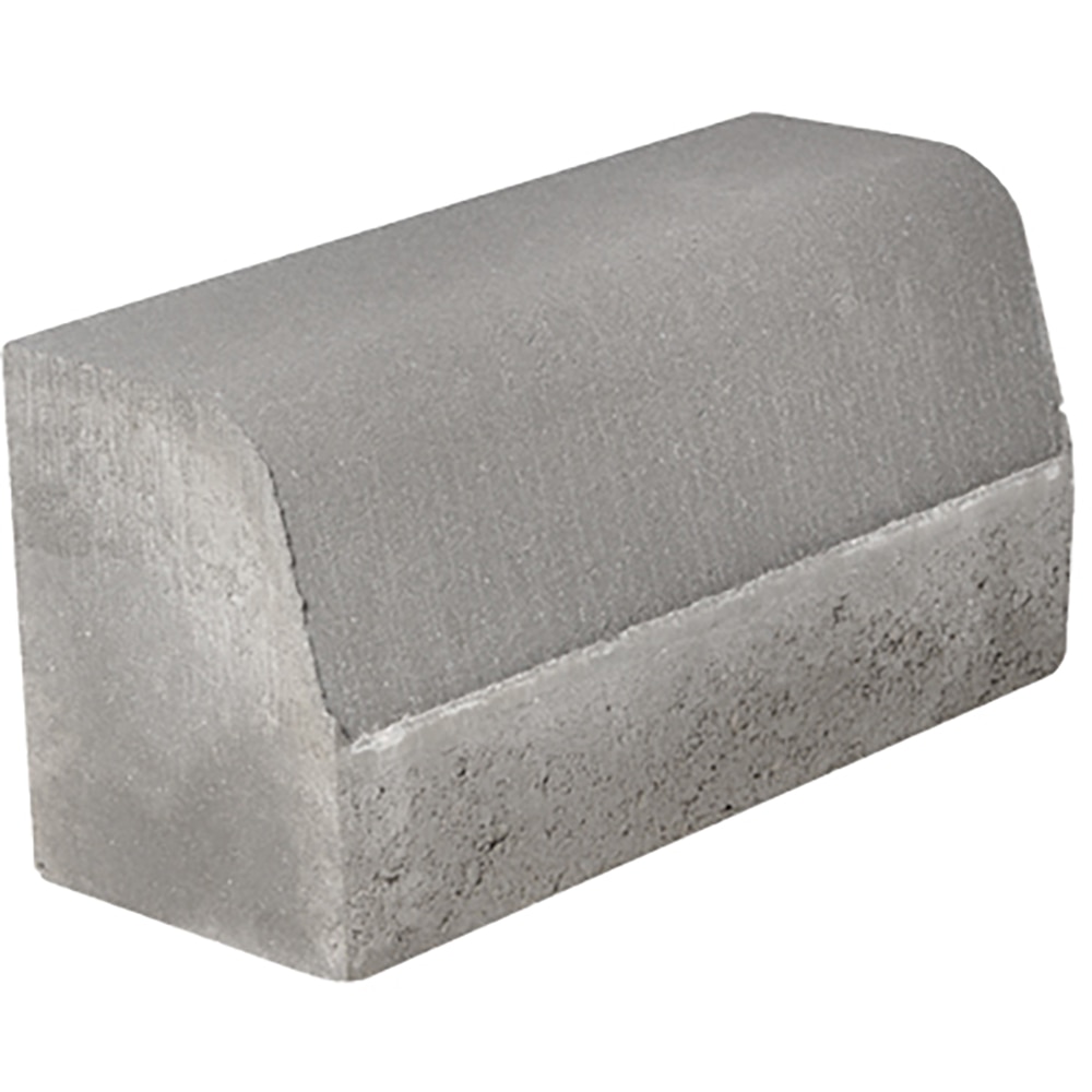 Bordura rotunjita PETRA PAVAJE, beton, 50 x 20 x 25 cm, gri