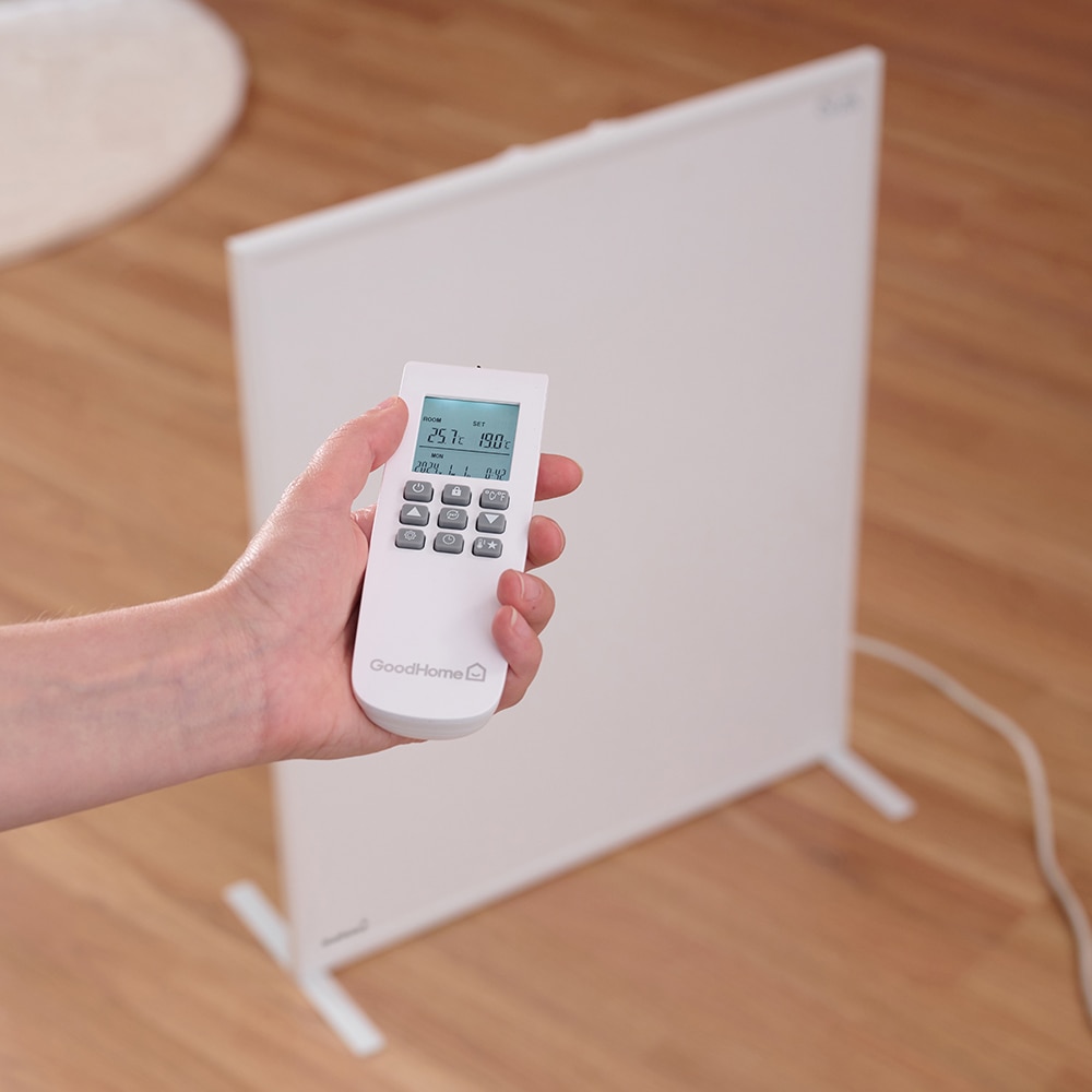 Panou radiant infrarosu GOODHOME, 300W, alb