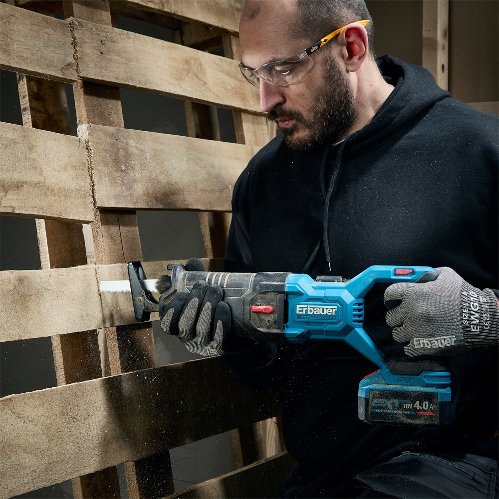Fierastrau sabie Erbauer ERI1089RSP, 18V, 3200rpm, fara acumulator inculs
