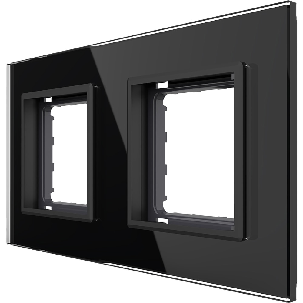 Rama sticla LIVOLO VL-P7E/E-4B, dubla, negru