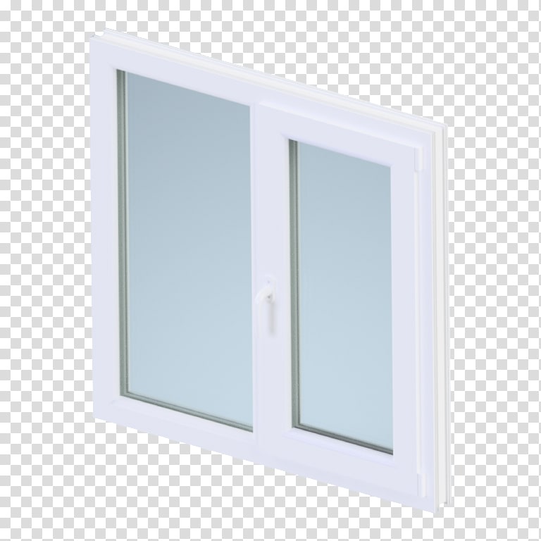 Fereastra termopan PVC, alb, 4 camere, 100 cm x 100 cm, Dreapta, Simpla deschidere