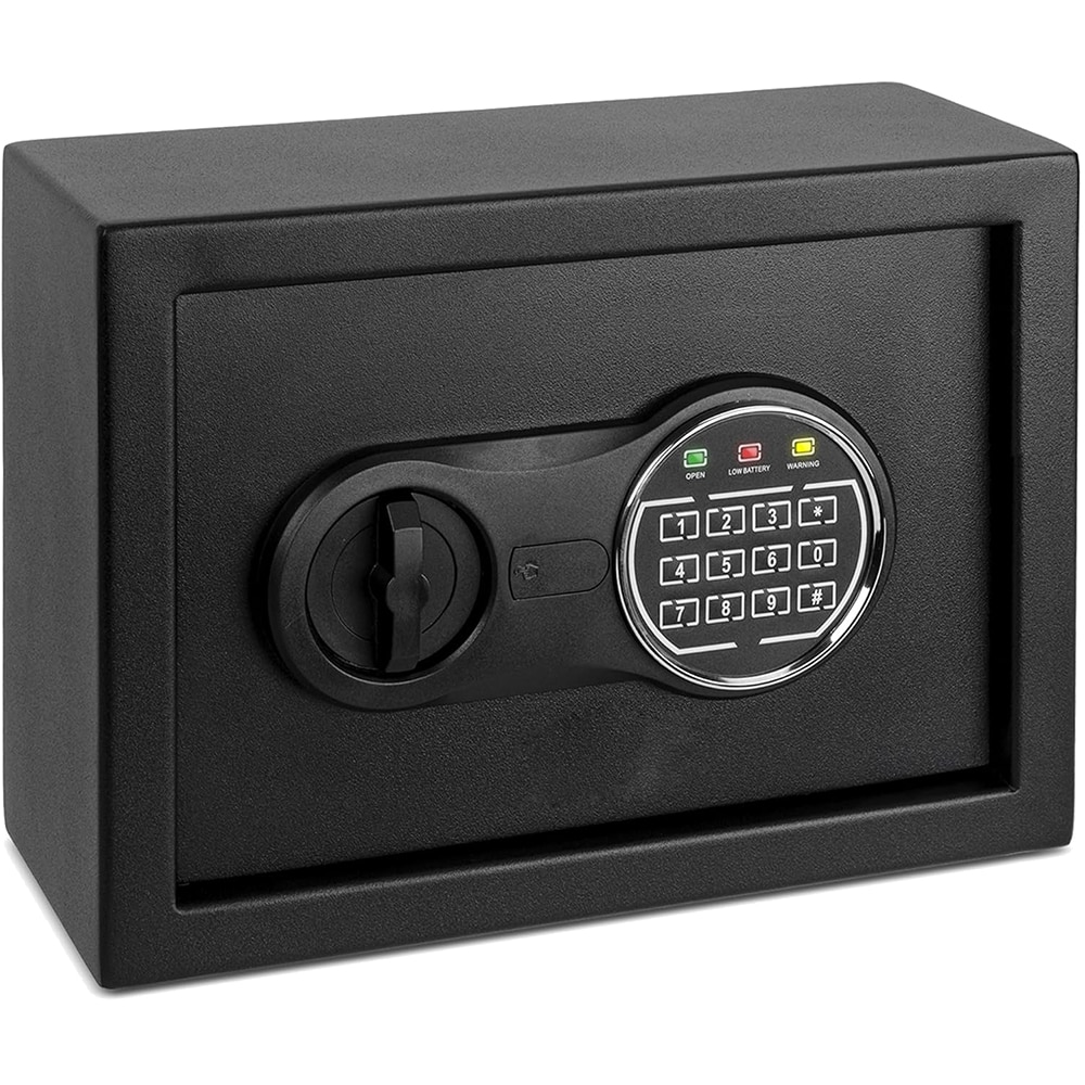 Seif mobila UnicSpot 20SCE, inchidere electronica, 200 x 310 x 200mm, negru