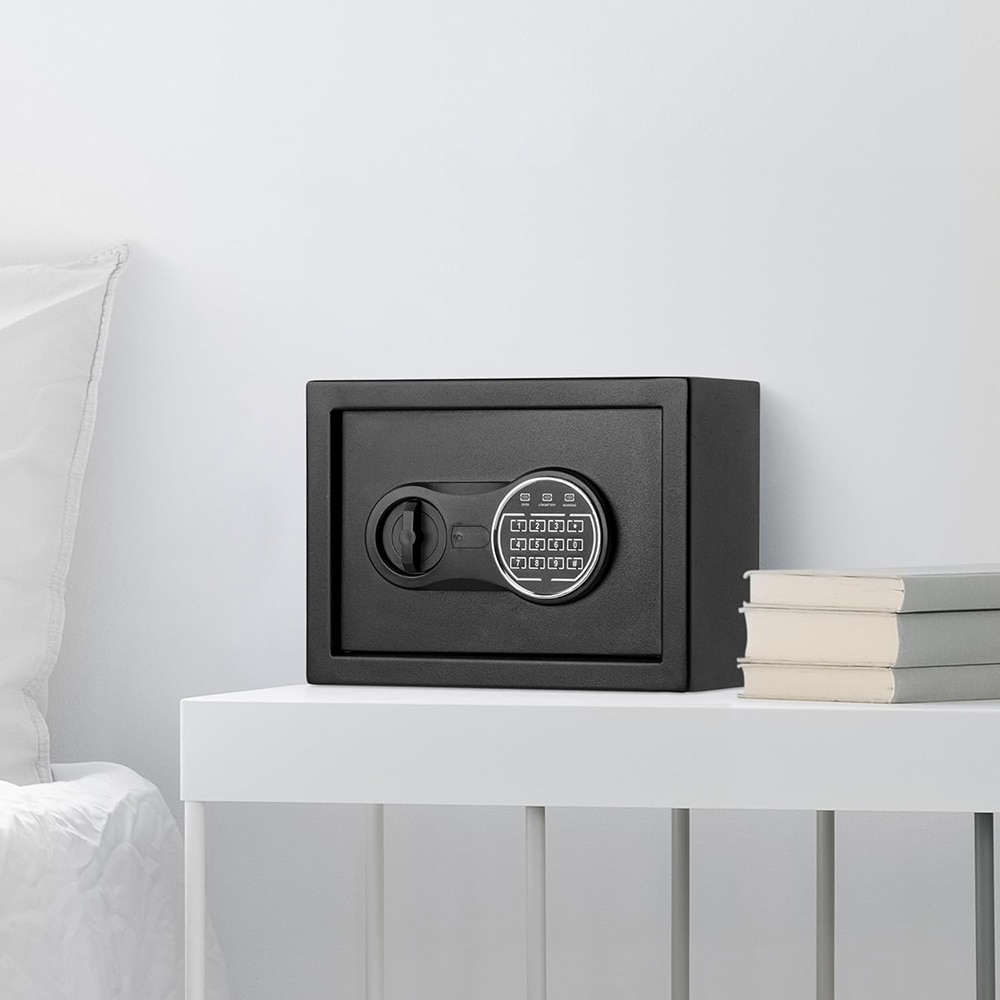 Seif mobila UnicSpot 20SCE, inchidere electronica, 200 x 310 x 200mm, negru