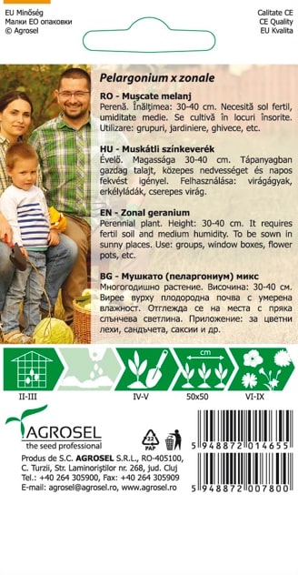 Seminte Muscate AGROSEL, rosu