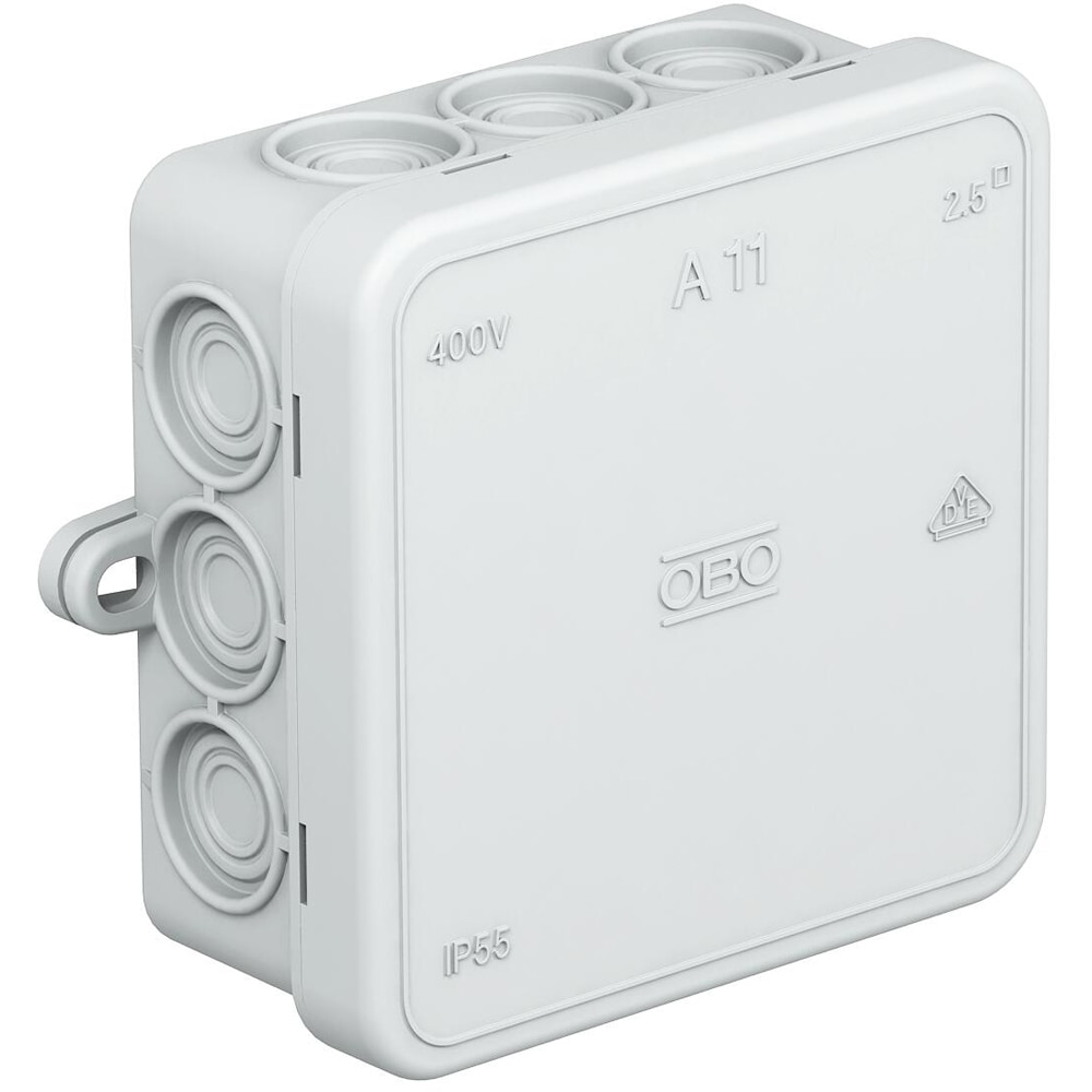 Doza derivatie OBO, aparent, IP55, 85 x 85 x 40mm