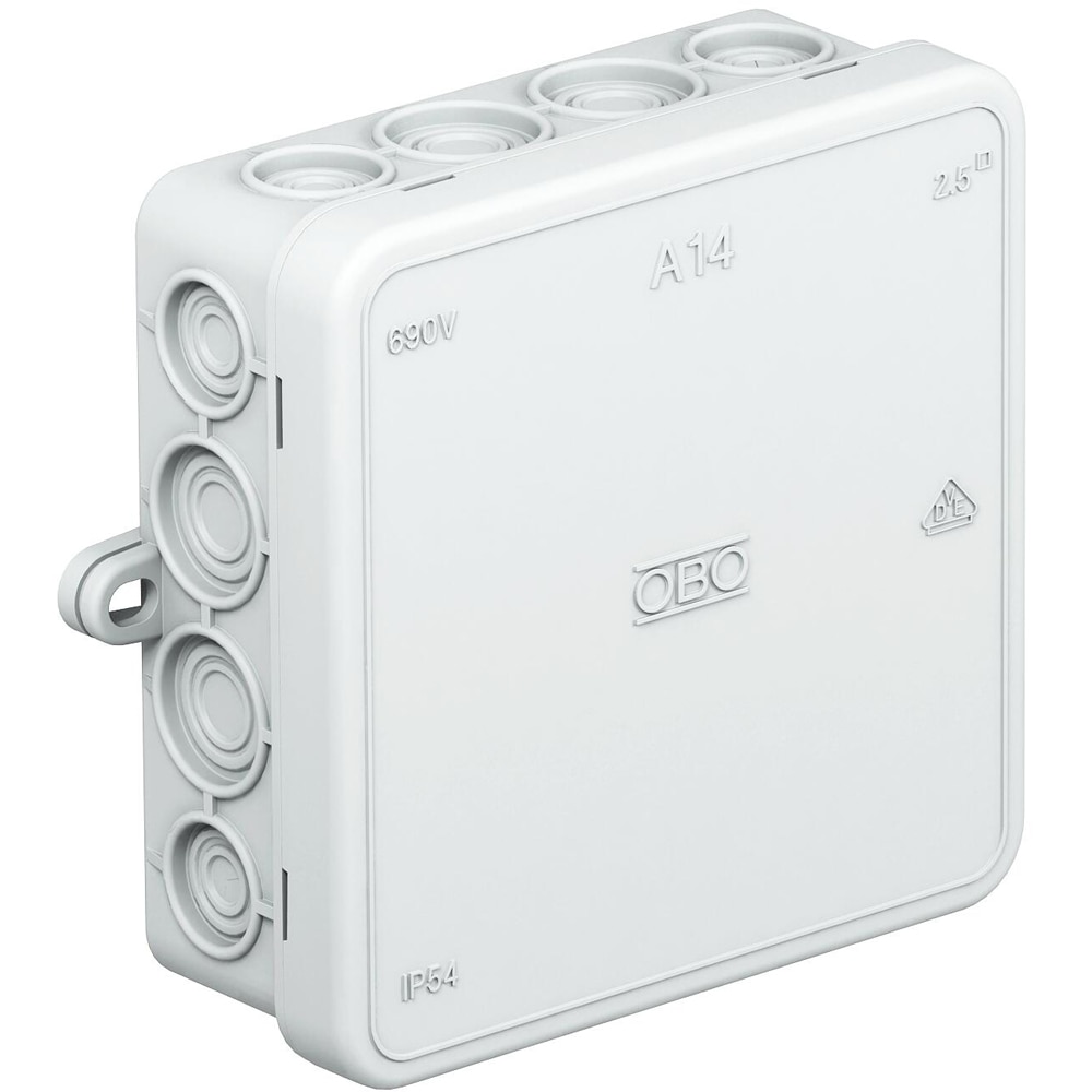 Doza derivatie OBO, aparent, IP55, 100 x 100 x 38mm