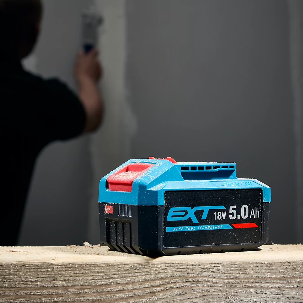 Acumulator pentru scule electrice Erbauer ERI1100BAT, 18V, 5Ah, Li-Ion