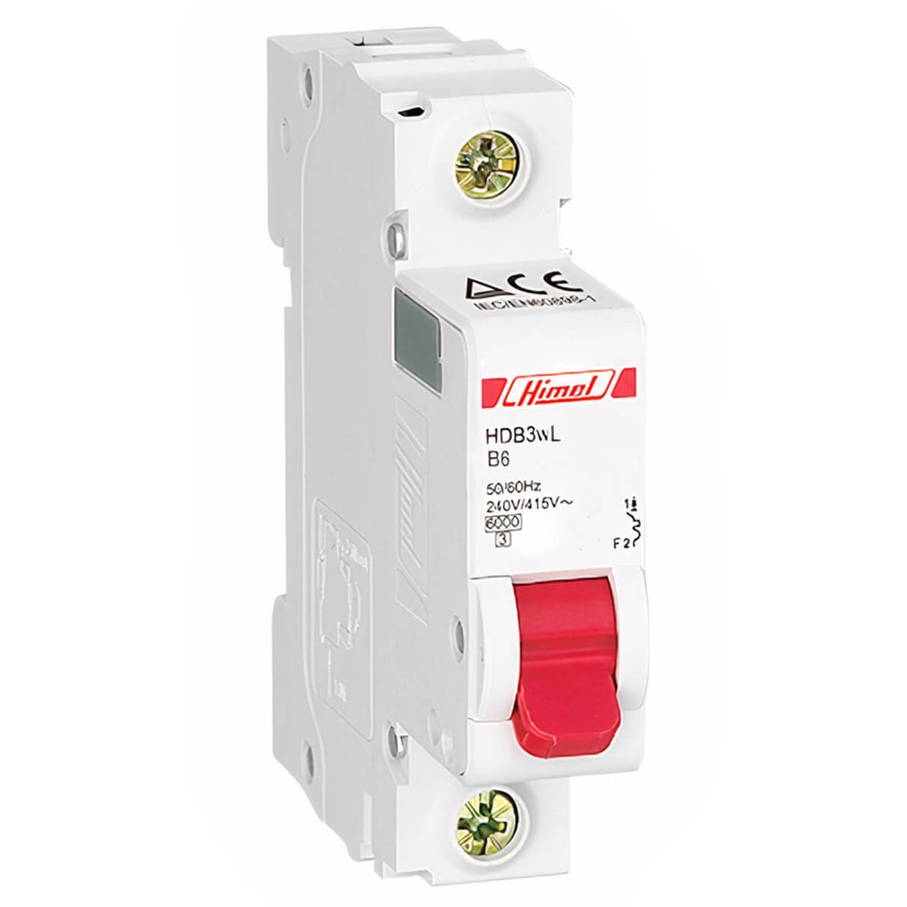 Siguranta automata HIMEL, 1P, 6A, curba B, 4.5kA