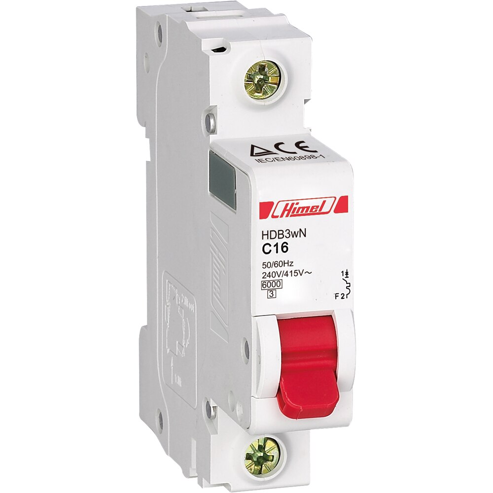 Siguranta automata HIMEL, 1P, 16A, curba C, 4.5kA