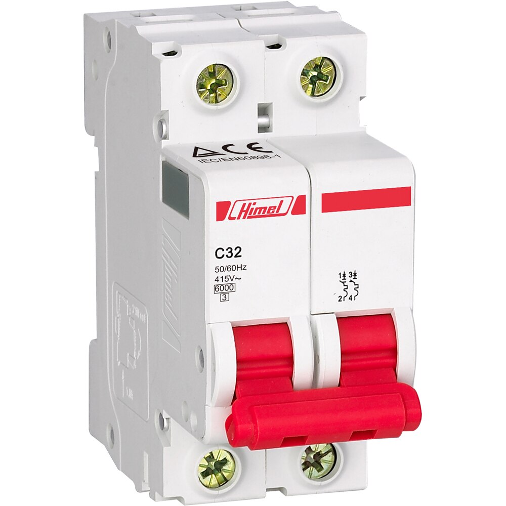 Siguranta automata HIMEL, 2P, 32A, curba C, 4.5kA