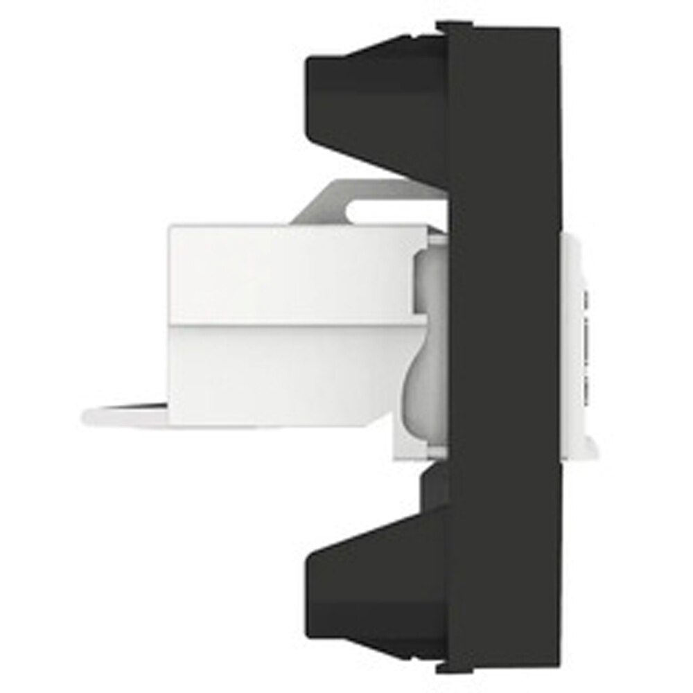 Priza USB HIMEL, interior, IP20, 1 modul, negru