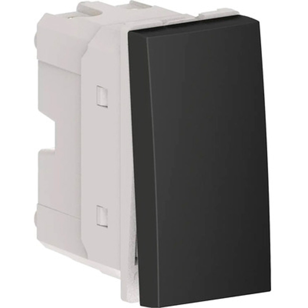 Intrerupator cruce HIMEL, incastrat, 16A, 1 modul, negru