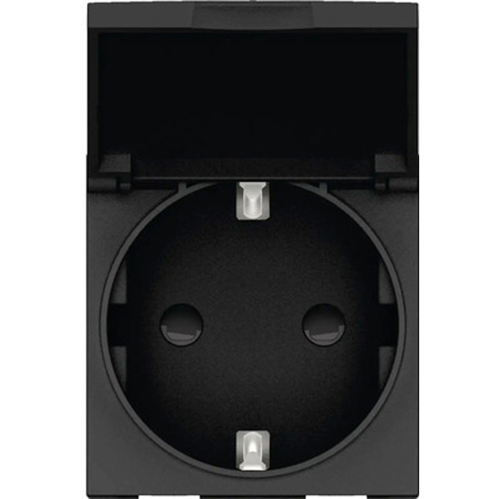 Priza HIMEL, interior, IP20, 16A, negru