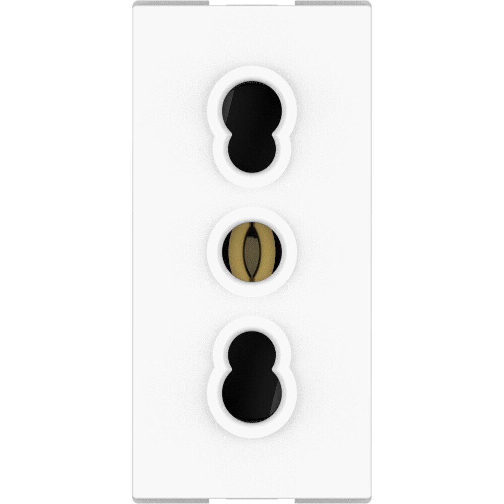 Priza HIMEL, interior, IP20, 16A, 1 modul, alb