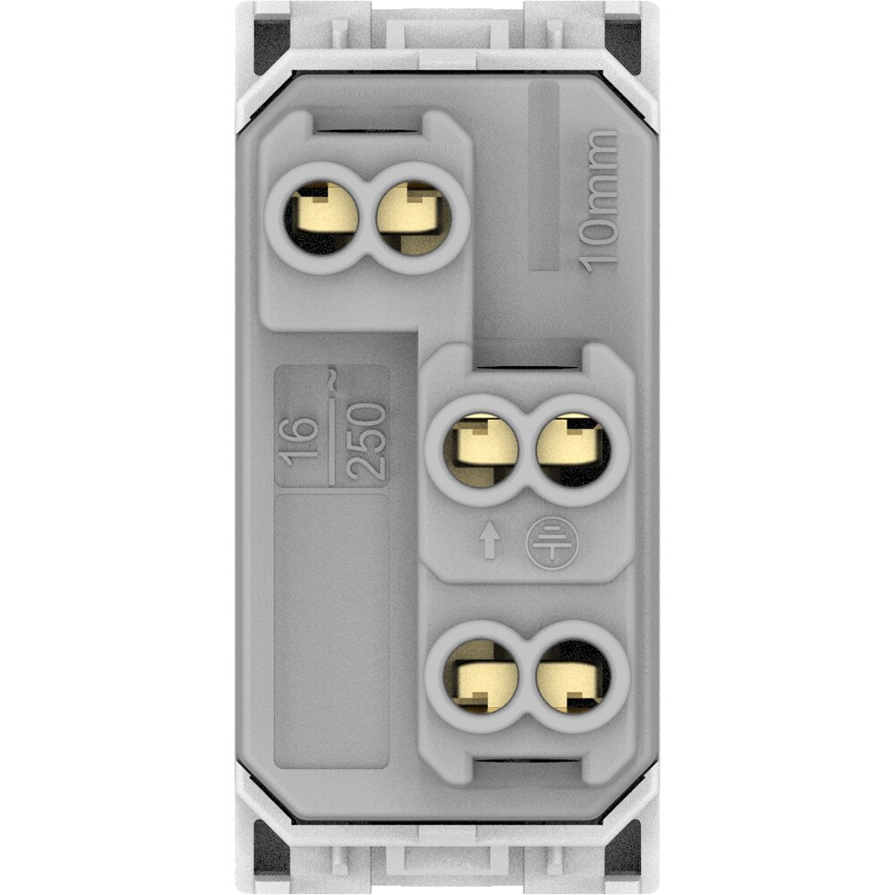 Priza HIMEL, interior, IP20, 16A, 1 modul, alb