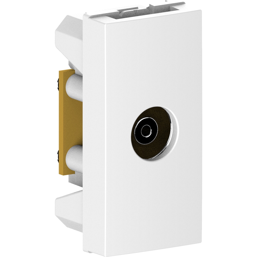 Priza TV HIMEL, interior, IP20, 1 modul, alb