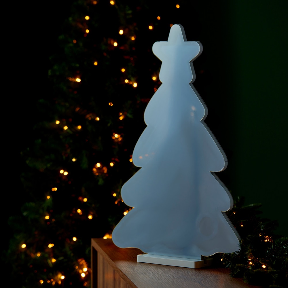 Decoratiune luminoasa brad craciun Infinity, 60cm