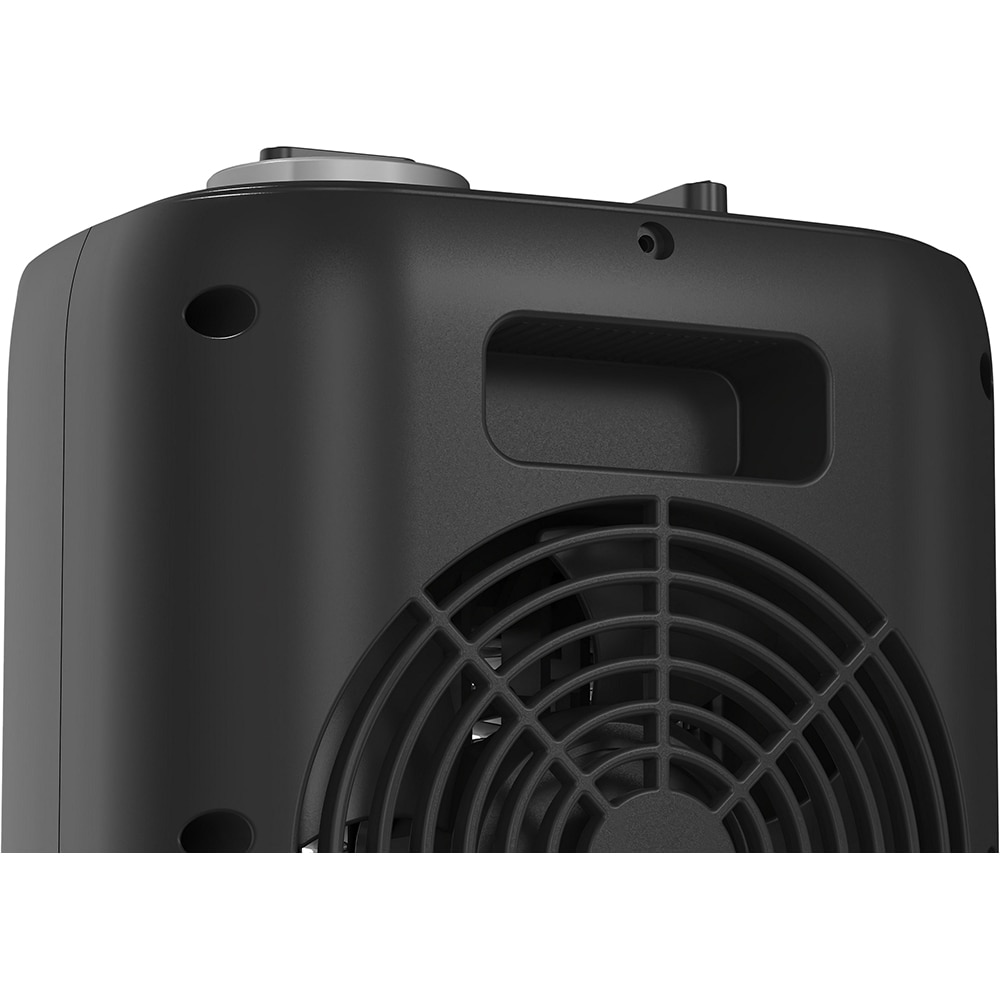 Aeroterma cu ventilator PTC GoodHome, 2 trepte viteza, 2000W, negru