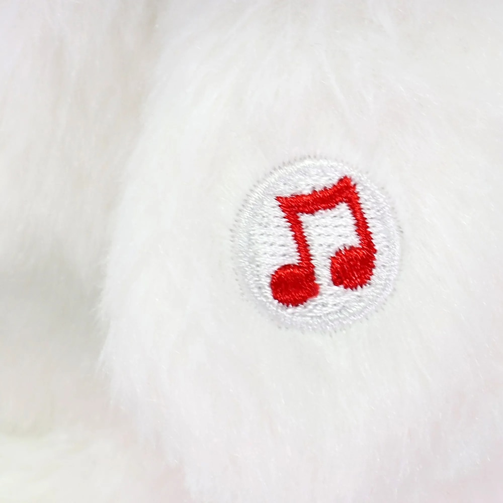 Decoratiune urs polar cu sunete si lumini, 26cm