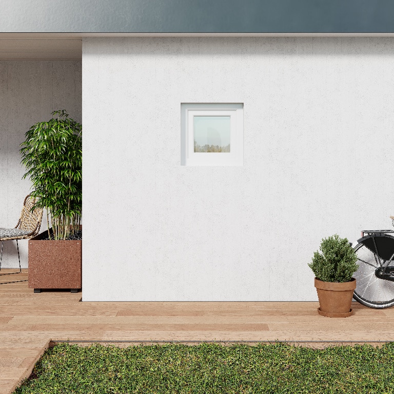 Fereastra termopan PVC, alb, 4 camere, 56 cm x 56 cm, Stanga, Simpla deschidere