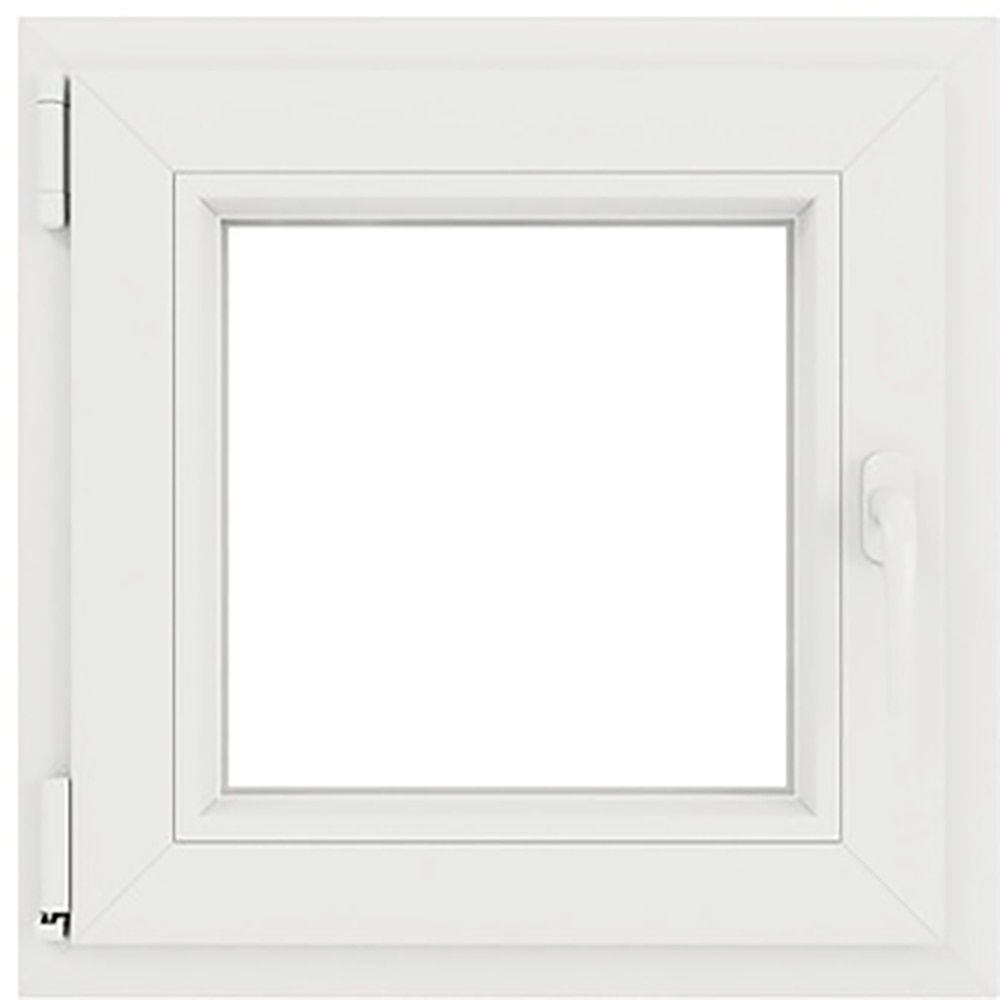 Fereastra termopan PVC, alb, 4 camere, 56 cm x 56 cm, Stanga, Simpla deschidere
