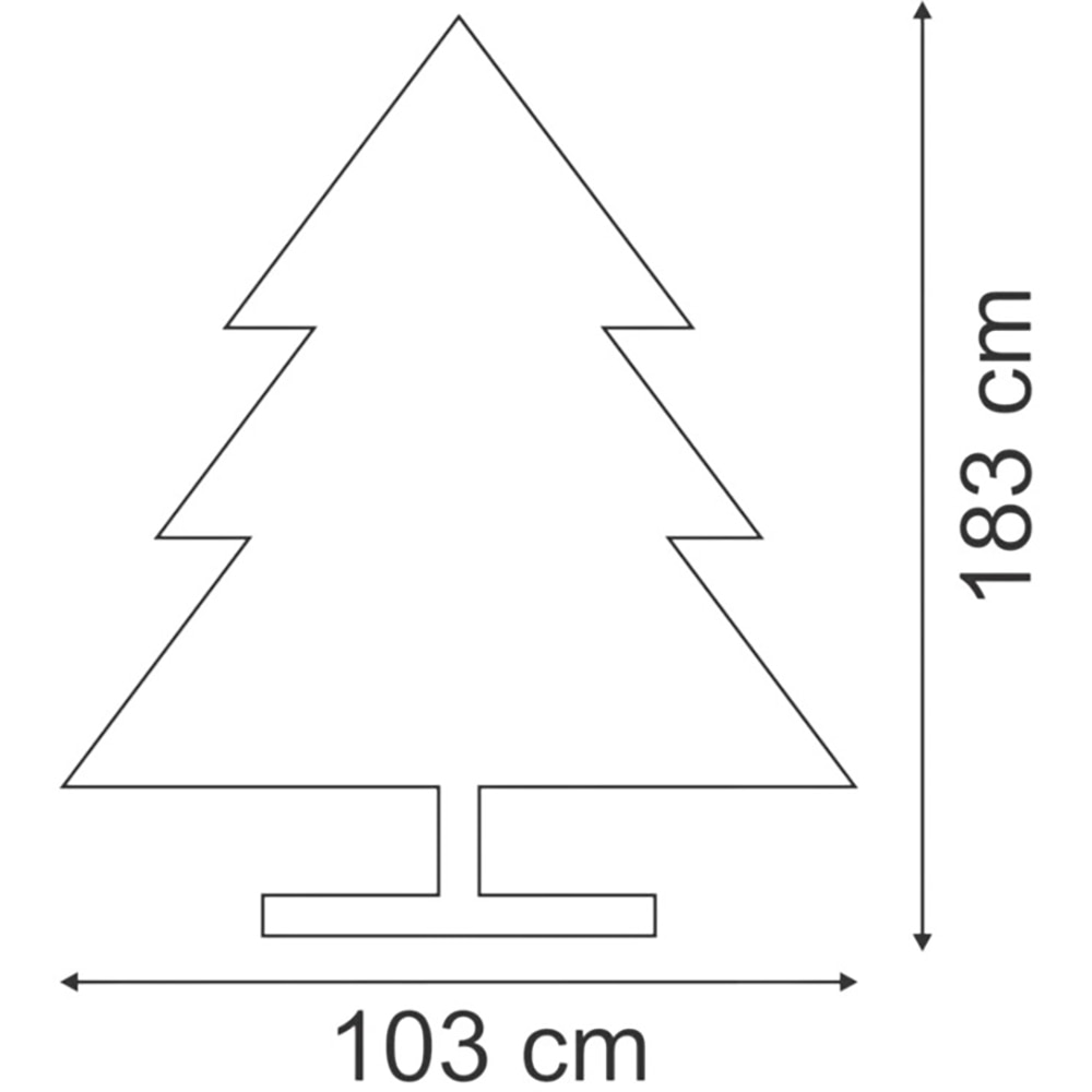 Brad artificial Wintergreen, suport inclus, 183 cm, verde