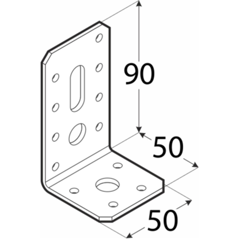 Coltar reglabil DMX , 90 x 50 x 3 mm, otel