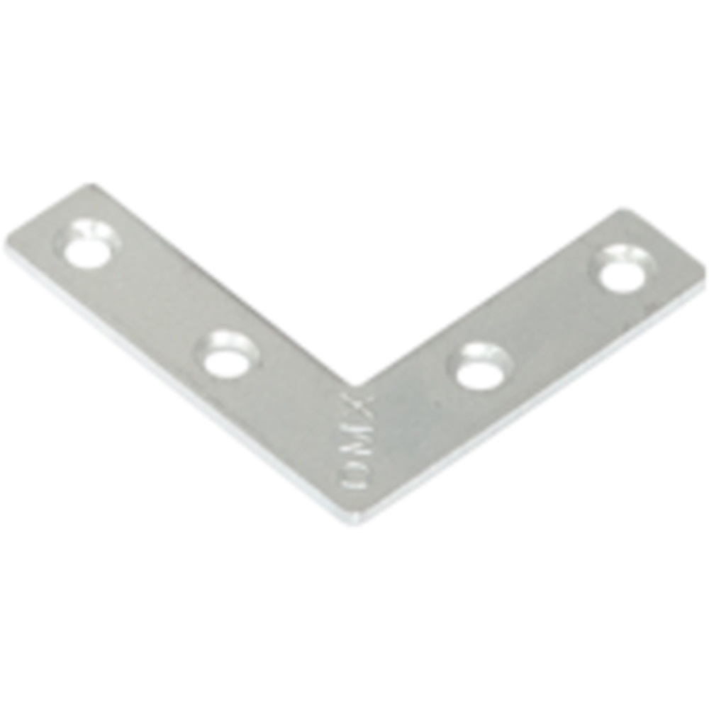 Coltar plat DMX, 40 x 40 x 10 x 1, 5 mm, otel, 4 buc