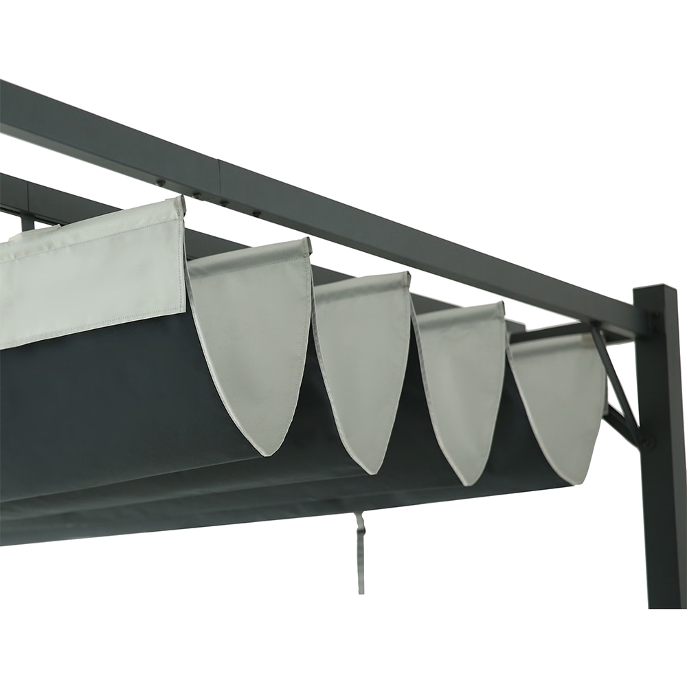 Copertina terasa Locea, poliester, 300 x 300 cm, gri antracit