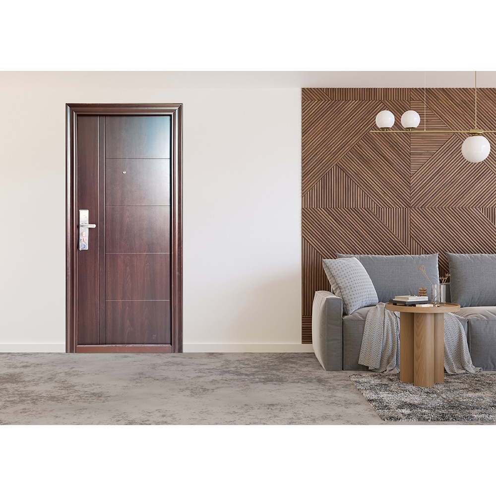 Usa exterior Flavia, metal, dreapta, 90 x 205 cm, nuc