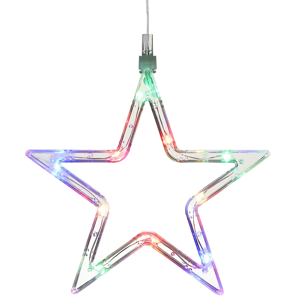Ghirlanda luminoasa stele, iluminare color