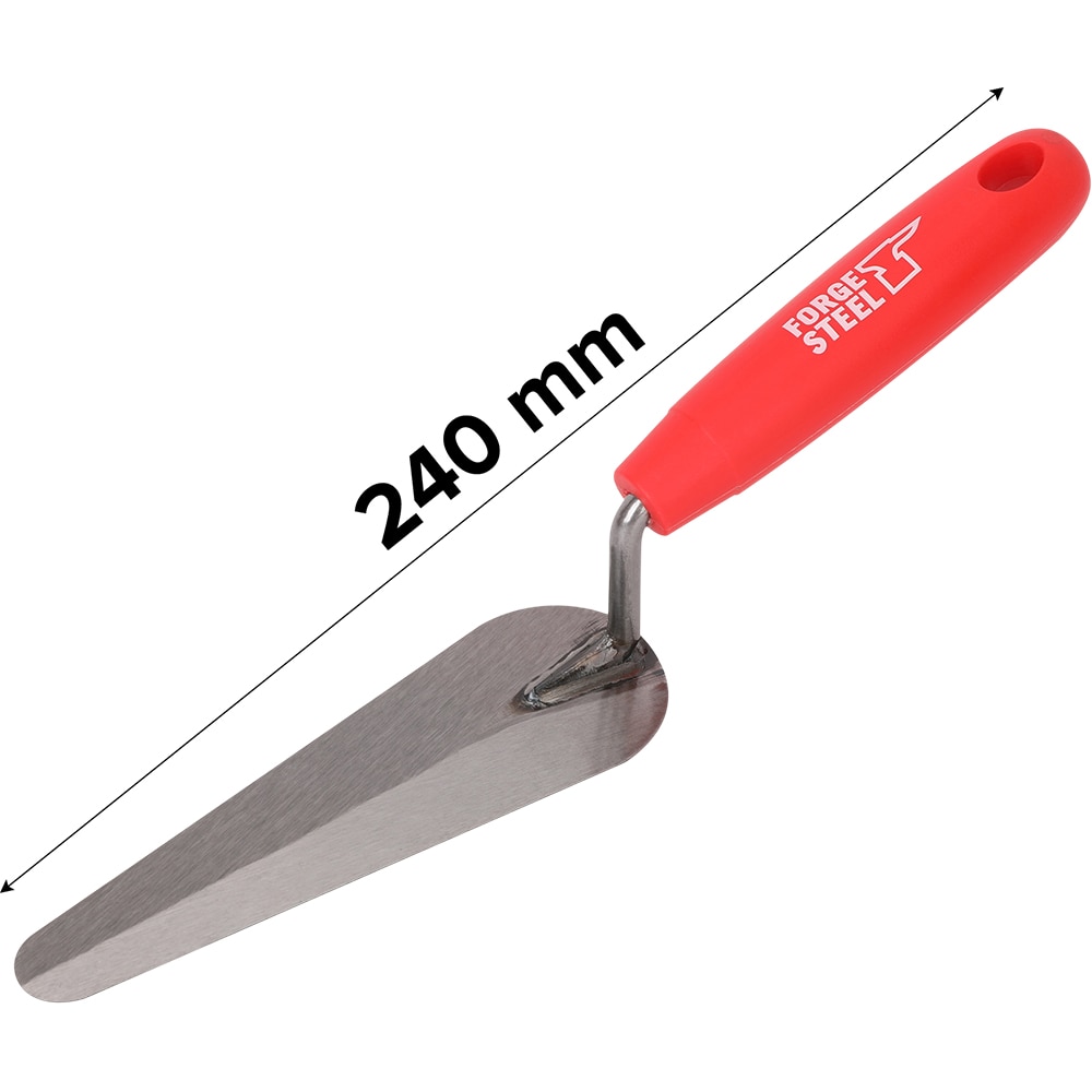 Mistrie cu capat rotunjit FORGE STEEL, 160 mm, otel