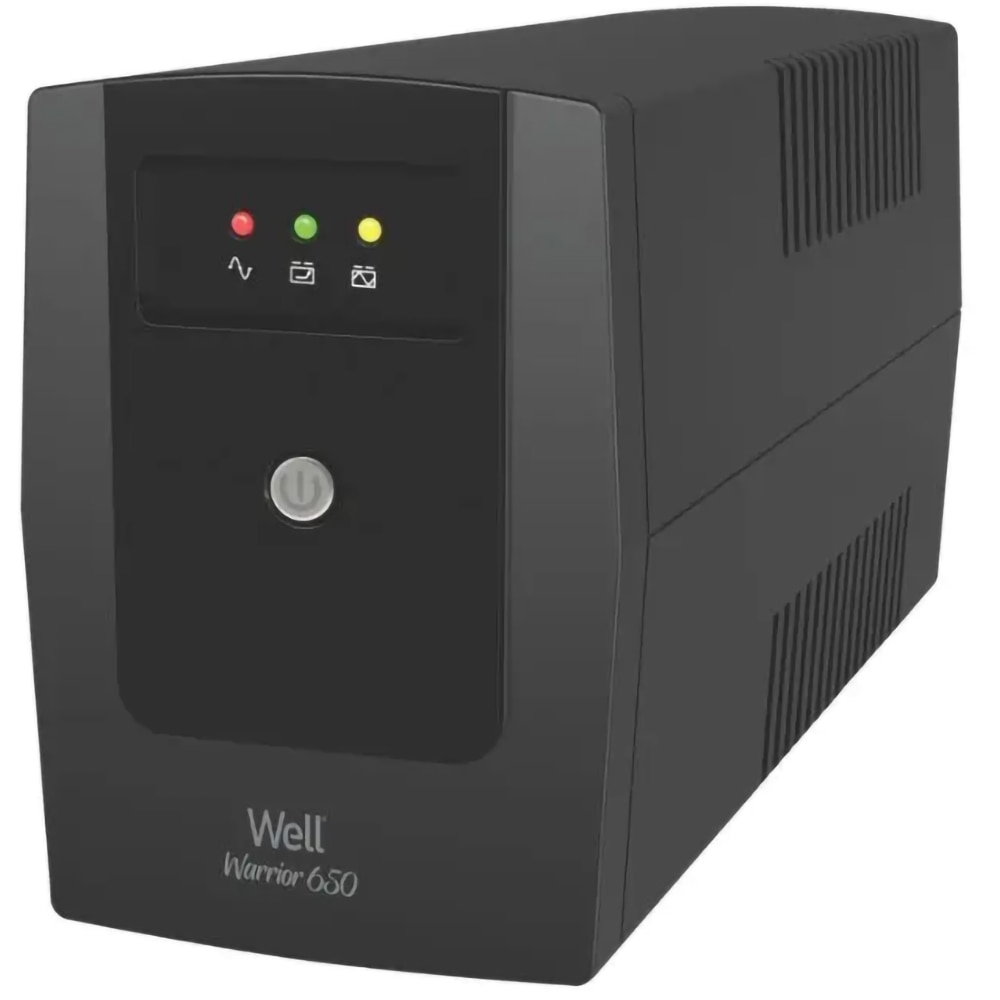 Unitate UPS WELL Line-Interactive Warrior 650, 650VA, AVR, 2x Schuko