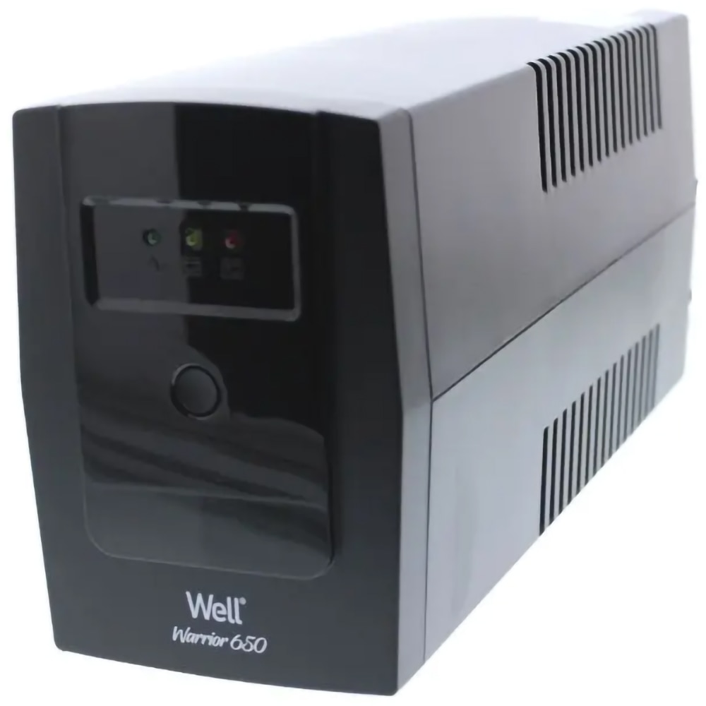 Unitate UPS WELL Line-Interactive Warrior 650, 650VA, AVR, 2x Schuko