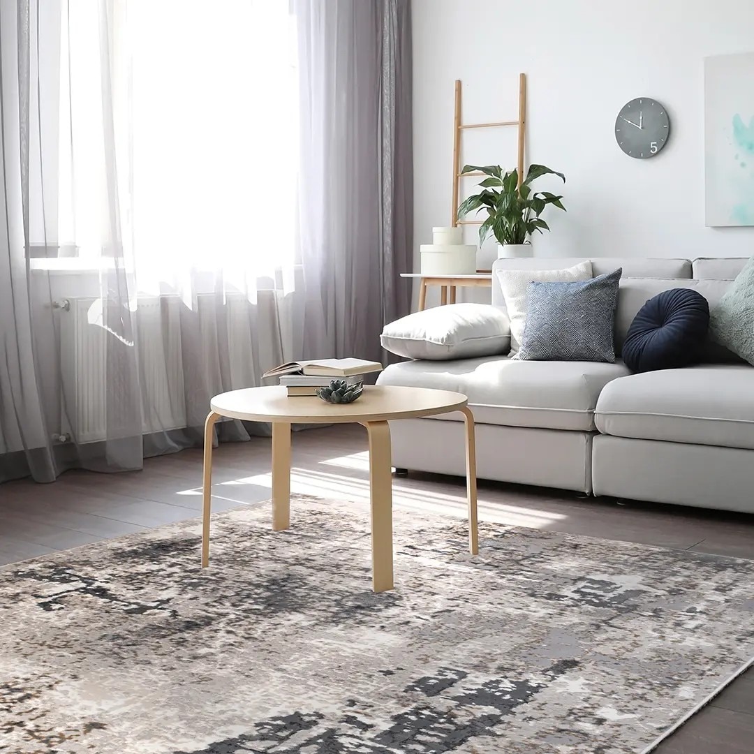 Covor camera, crem gri, 160 x 230 cm, Nova