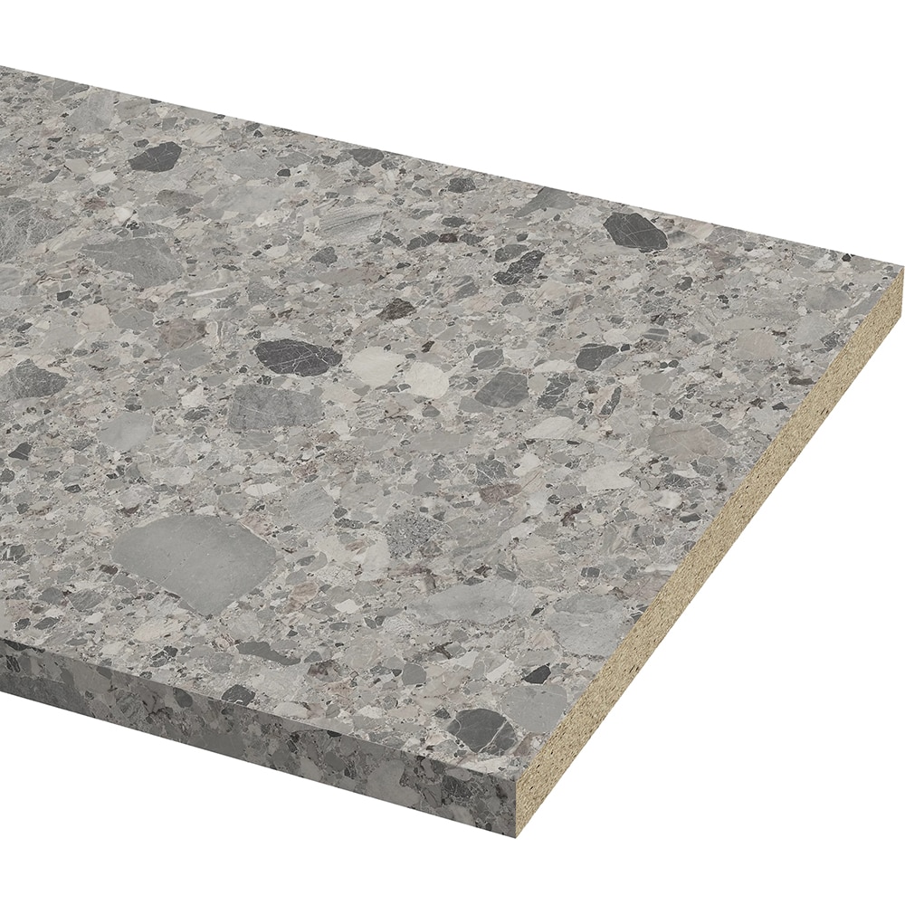 Blat bucatarie GOODHOME Ceppo, 300 x 62 x 3.8 cm, PAL, gri