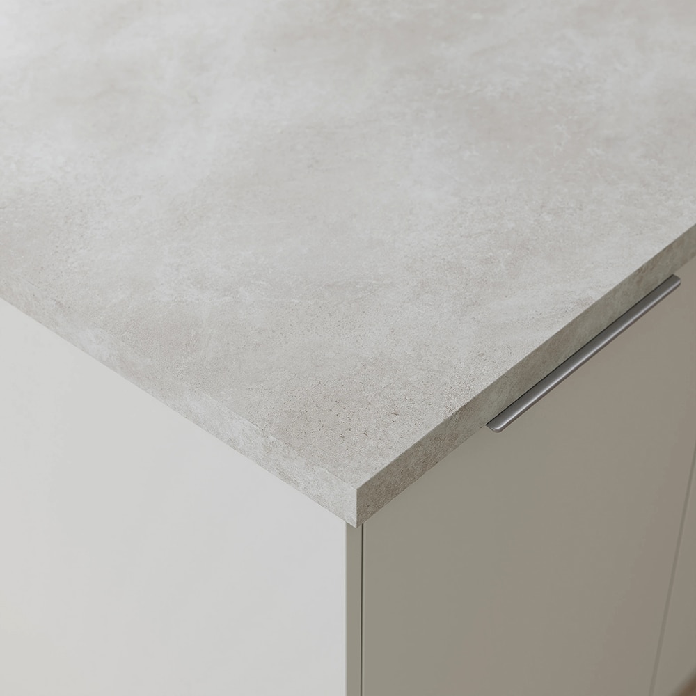 Blat bucatarie GOODHOME, 300 x 62 x 3.8 cm, PAL, gri beton