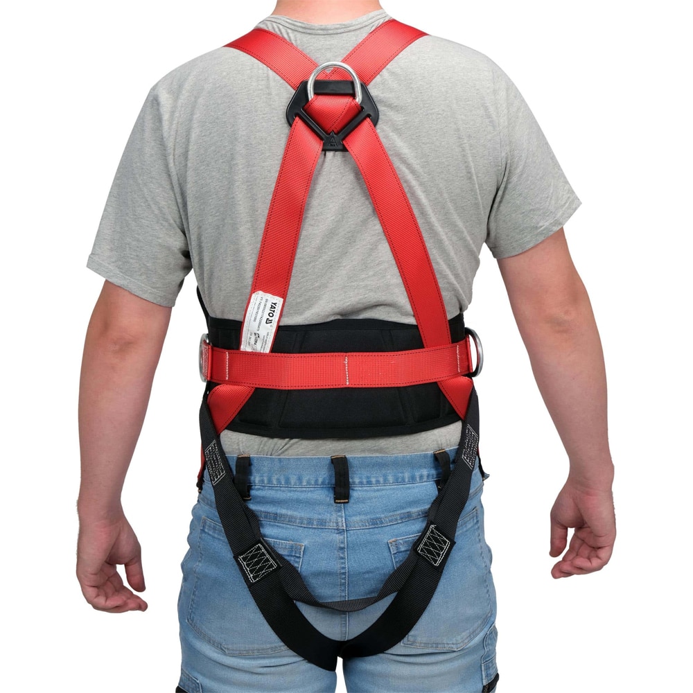 Centura de protectie pentru lucru la inaltime YATO 101546486, negru-rosu