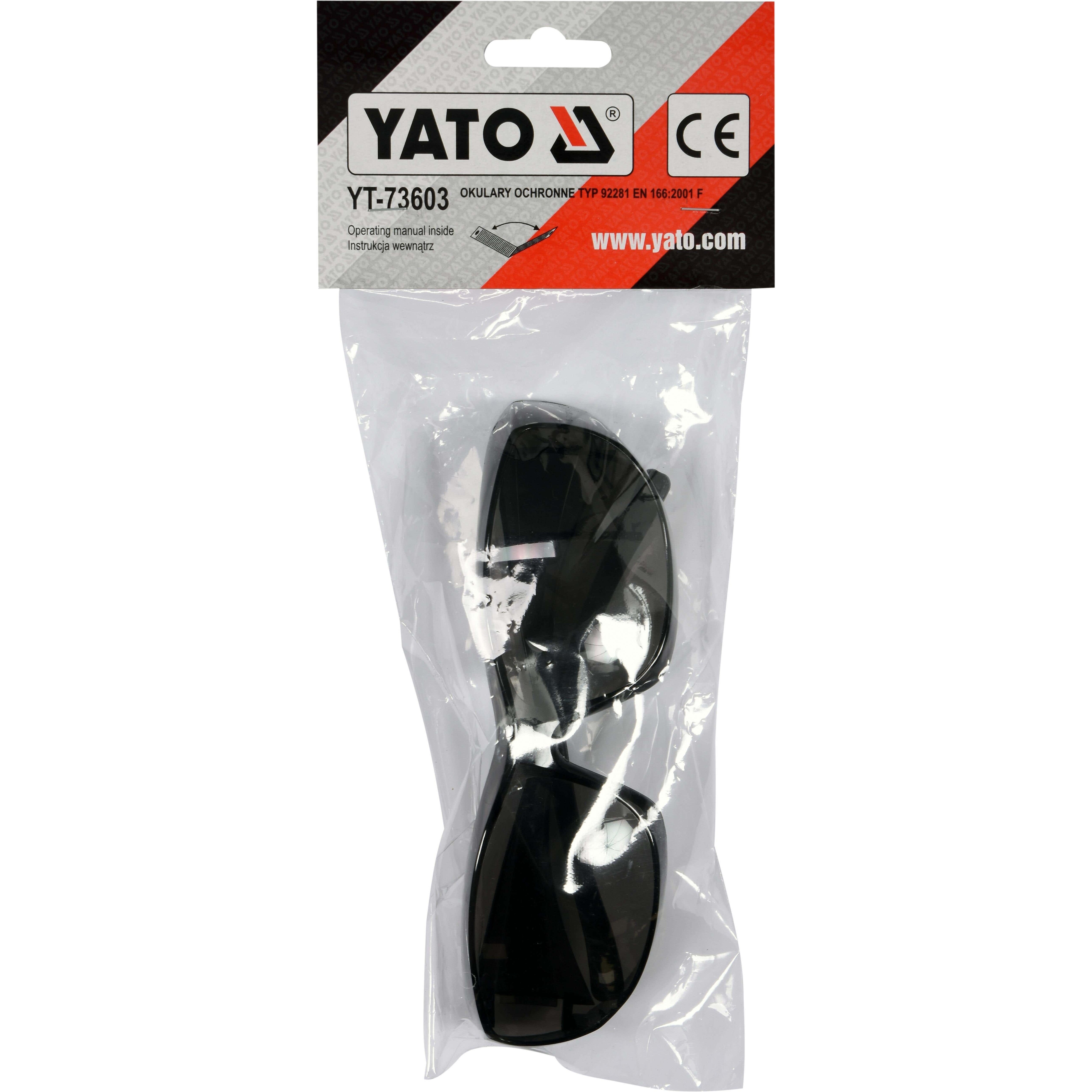 Ochelari de protectie YATO, policarbonat, negru