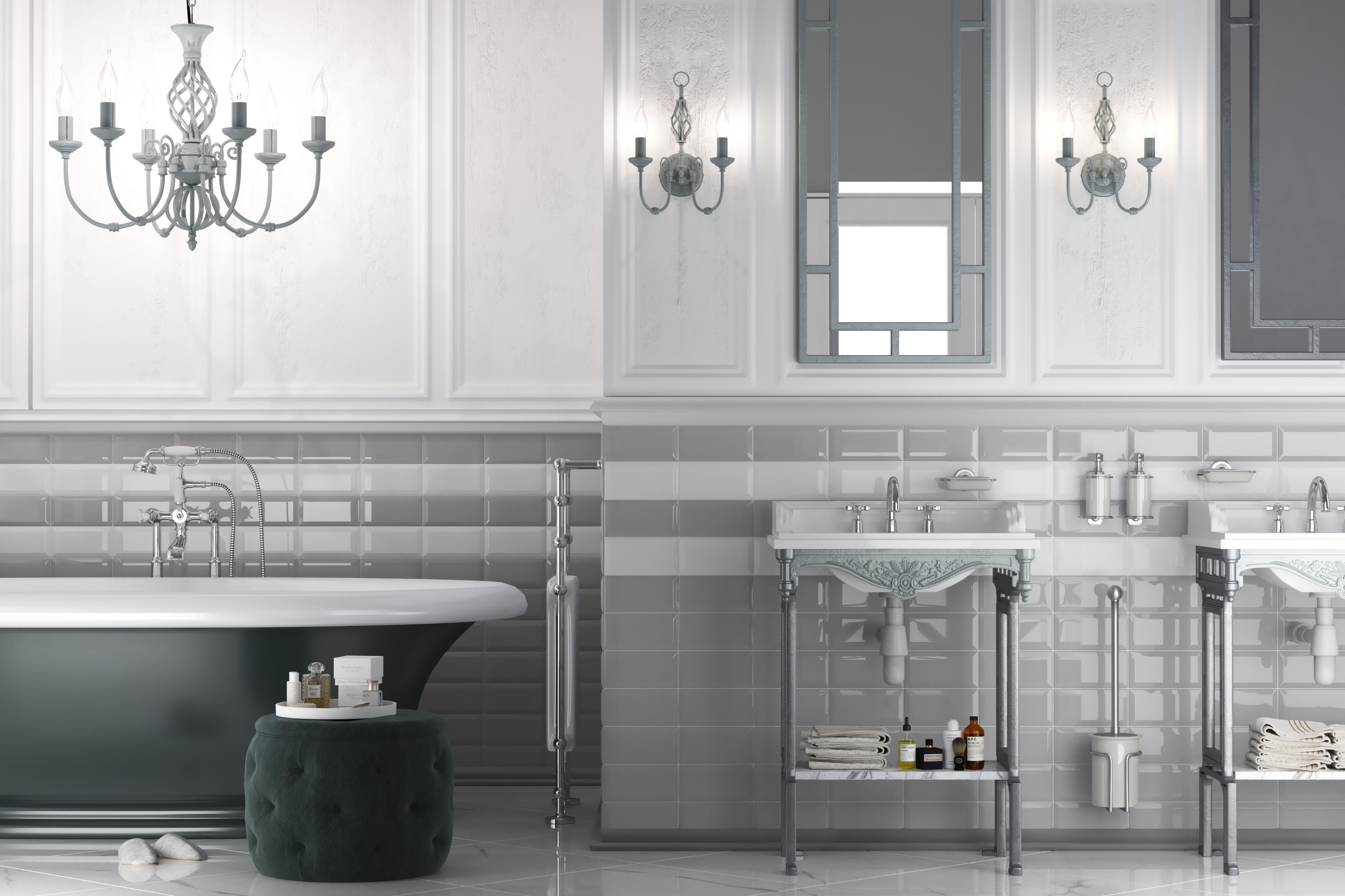 Faianta Metrotiles Grey, 10 x 20 cm, 7 mm, 0.88 mp/cutie