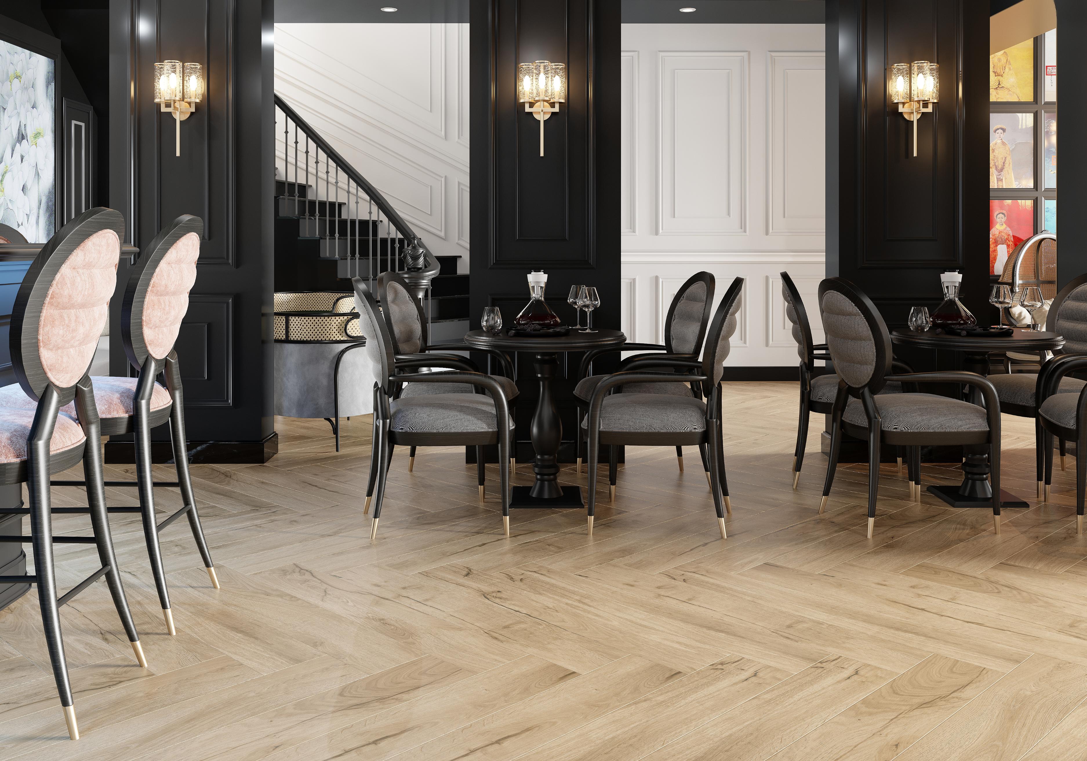 Gresie Wood Light Beige, 19.8 x 119.8 cm, 8 mm, 1.186mp/cutie