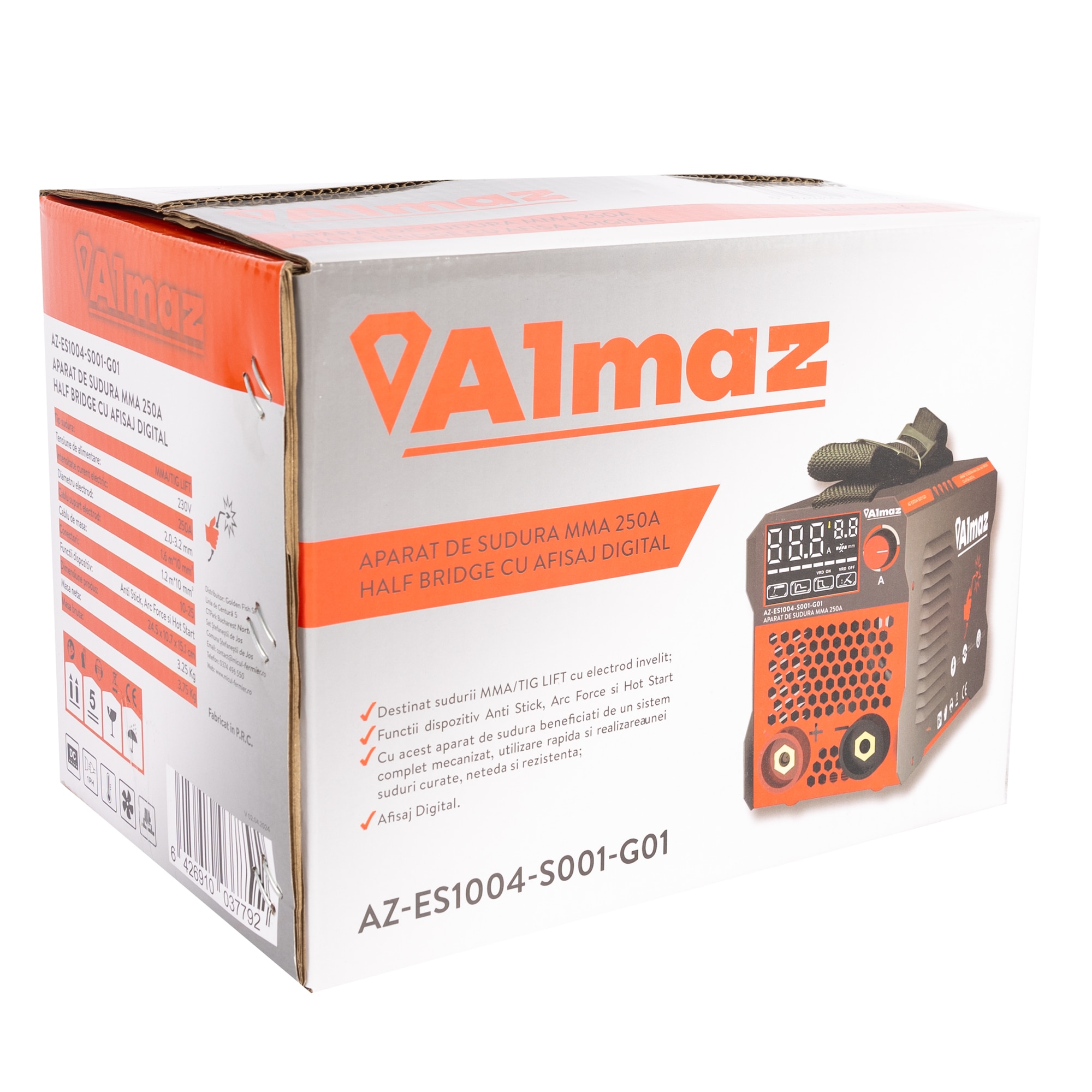 Invertor sudura, 250A, afisaj digial - Almaz