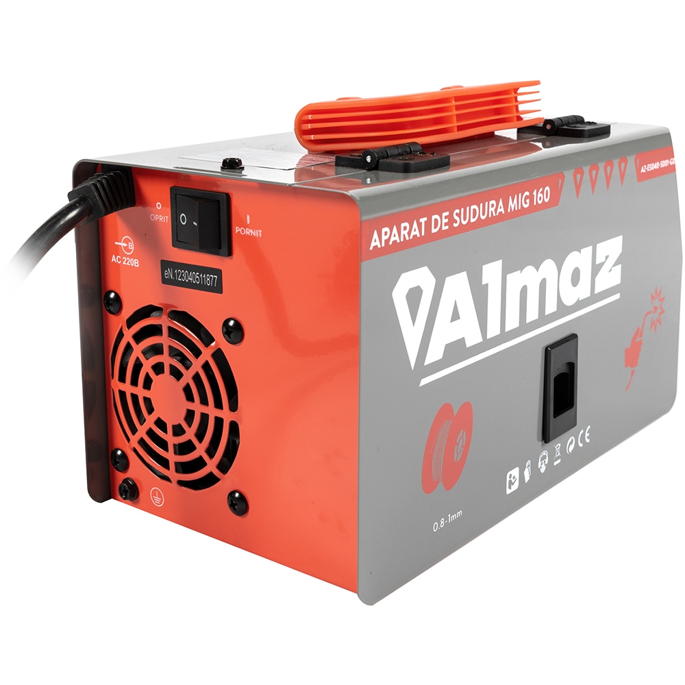 Invertor de sudura ALMAZ AZ-ES040-S001-G01, MIG-MAG-MMA, 160A, electrod 1.6-3.2mm