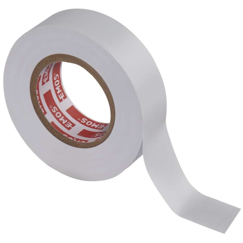 Banda izolatoare PVC EMOS, 19 x 0.13 mm, 20 m, alb