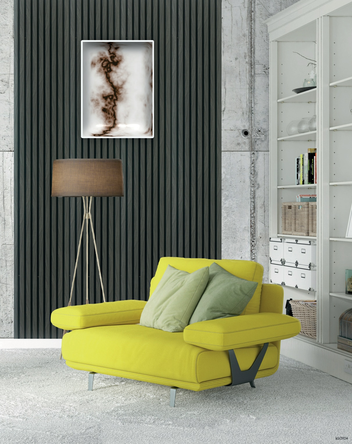 Panou riflaj pentru pereti si tavane Veltadoors, 60 x 260 cm, 1.56mp, MDF, negru 