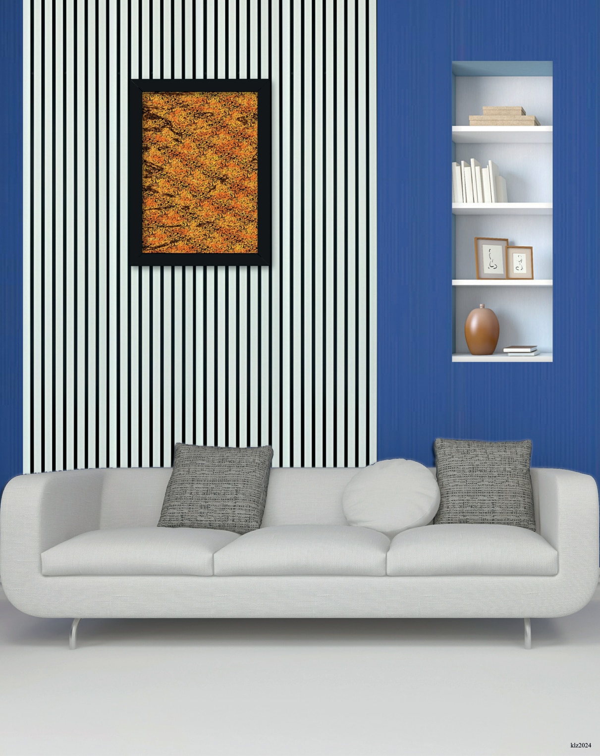 Panou riflaj  pentru pereti si tavane Veltadoors, 60 x 260 cm, 1.56mp, alb