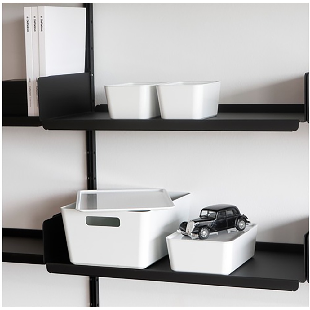 Cutie cu capac 32 x 24 x 14 cm, 10l, plastic, alb