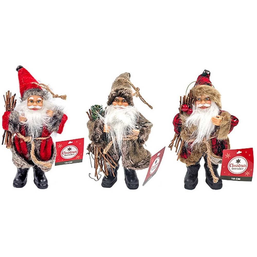 Figurina Mos Craciun, 10x6x18 cm